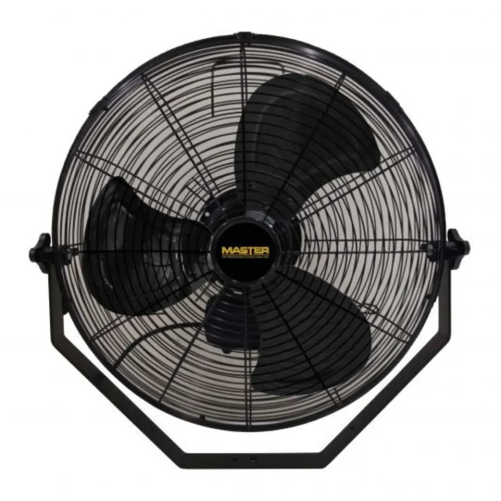 Master MAC-18WB 120V High Velocity 18 in. Corded Wall/Ceiling Mount Fan - Black