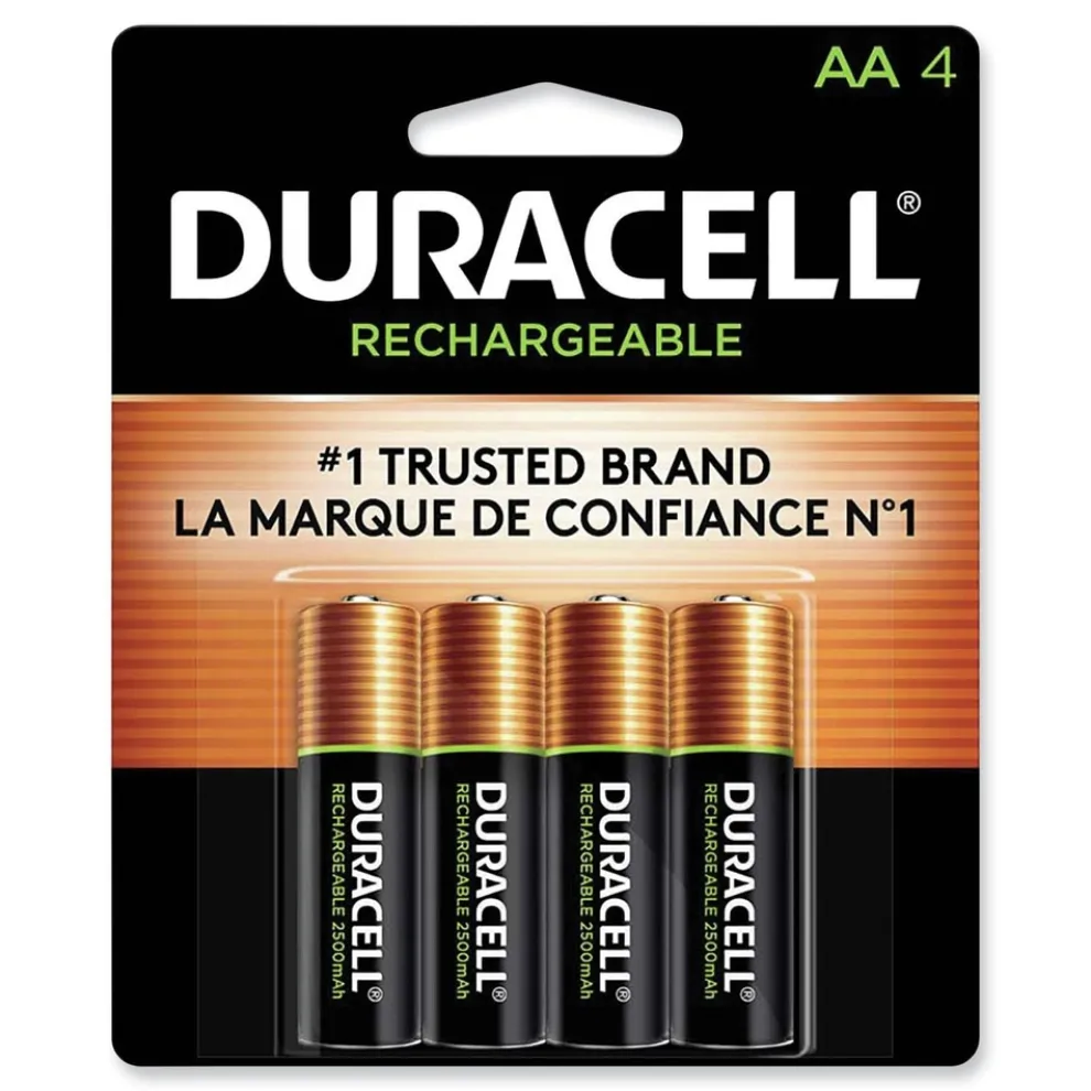 Duracell Rechargeable StayCharged NiMH AA Batteries (4/Pack)