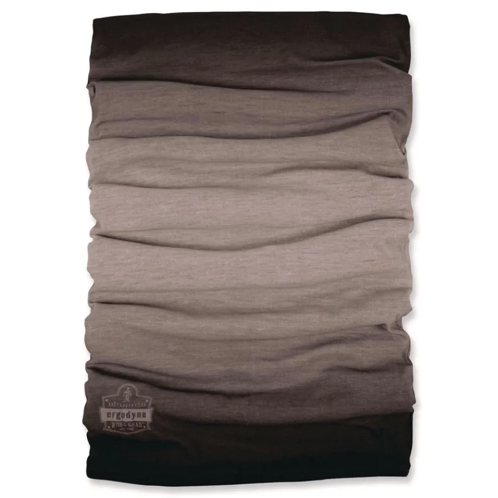 Ergodyne N-Ferno 6491 One Size Fits Most Reversible Thermal Fleece plus Poly Multi-Band - Light Gray Fade