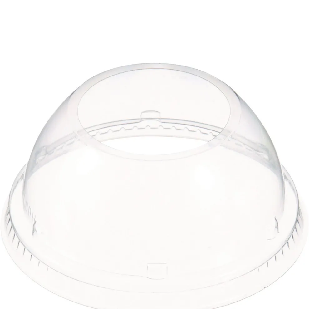 Dart 16LCDHX Dome-Top Sundae/Cold Cup Lids Fits 12 oz. to 24 oz. Cups - Clear (1000/Carton)