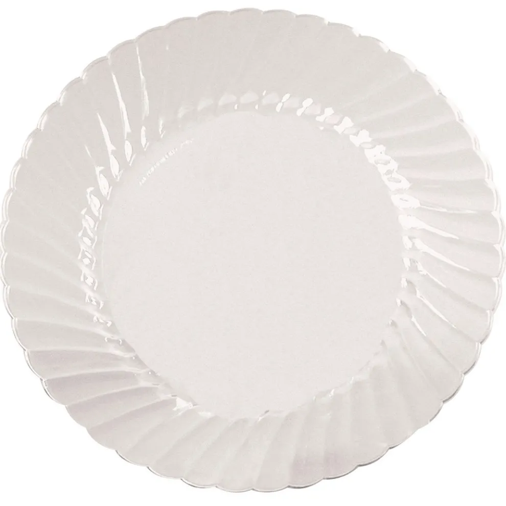 WNA WNA CW9180 9 in. Diameter Plastic Classicware Plates - Clear (18/Bag, 10 Bags/Carton)