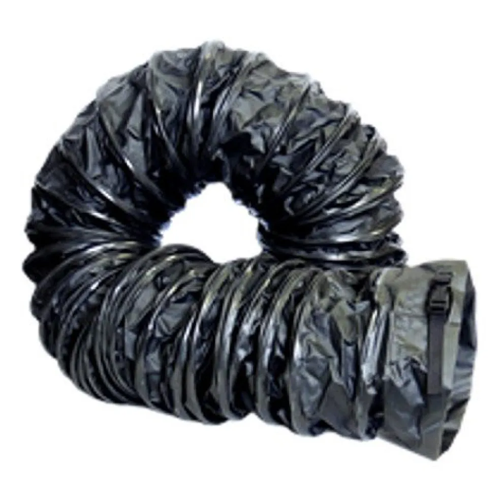 Americ 12 in. x 25 ft. Static Conductive Duct with Cuff and Buckle Ends