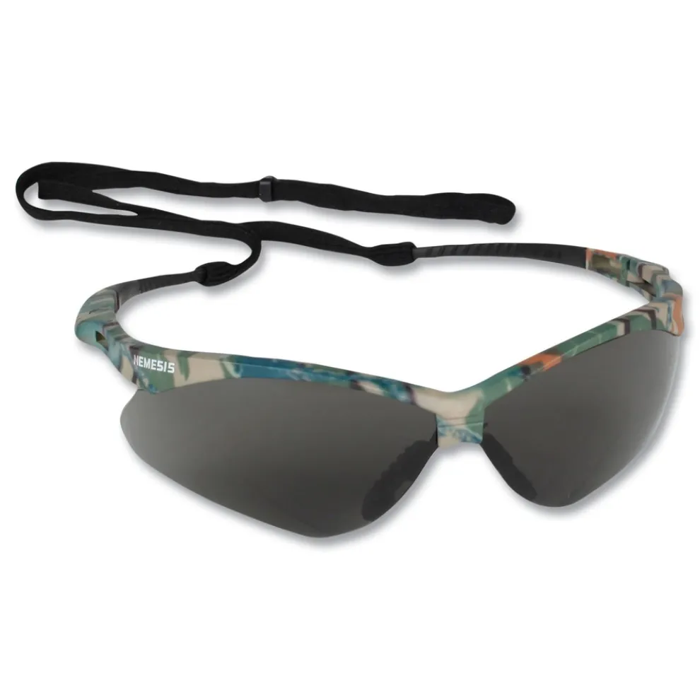 Ansell V30 NEMESIS Safety Eyewear - Plastic Camo Frame/Smoke Polycarbonate Lens (12/Box)