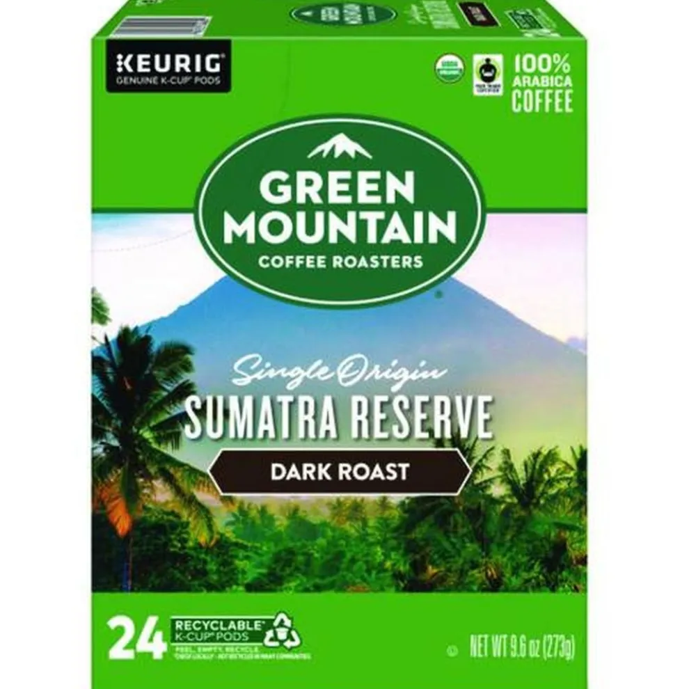 Green Mountain Coffee Fair Trade Coffee K-Cups - Organic Sumatran Extra Bold (24/Box)