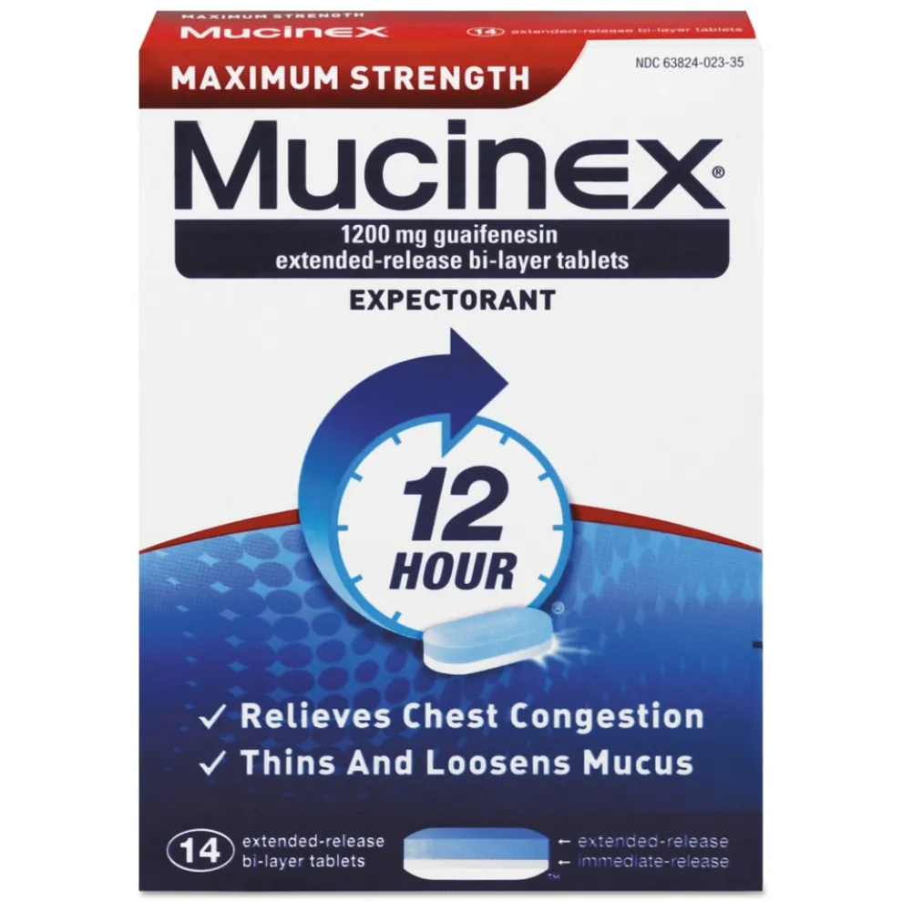 Mucinex 14-Tablets Maximum Strength Expectorant
