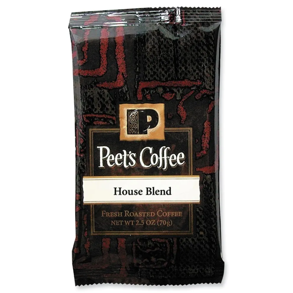 Peet's Coffee & Tea 504915 House Blend 2.5 oz. Frack Pack Coffee Portion Packs (18/Box)