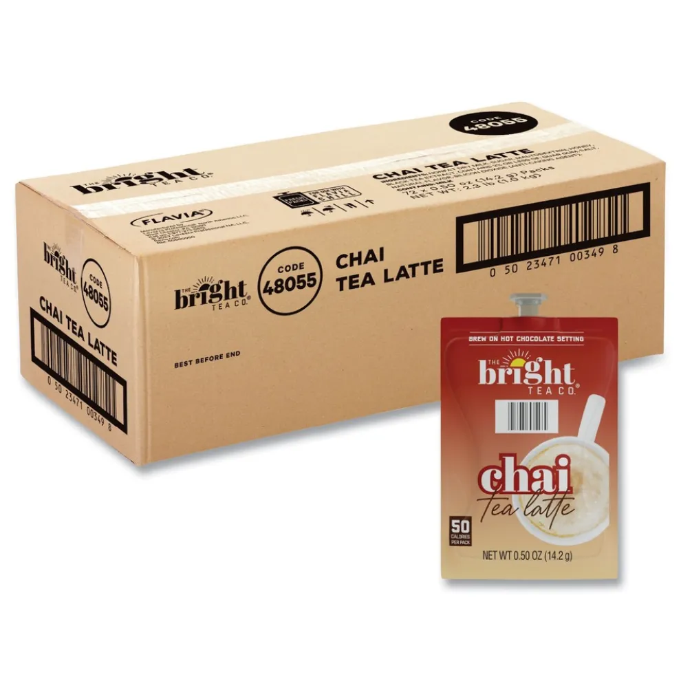 FLAVIA The Bright Tea Co. Tea Freshpack - Chai Latte (72/Carton)