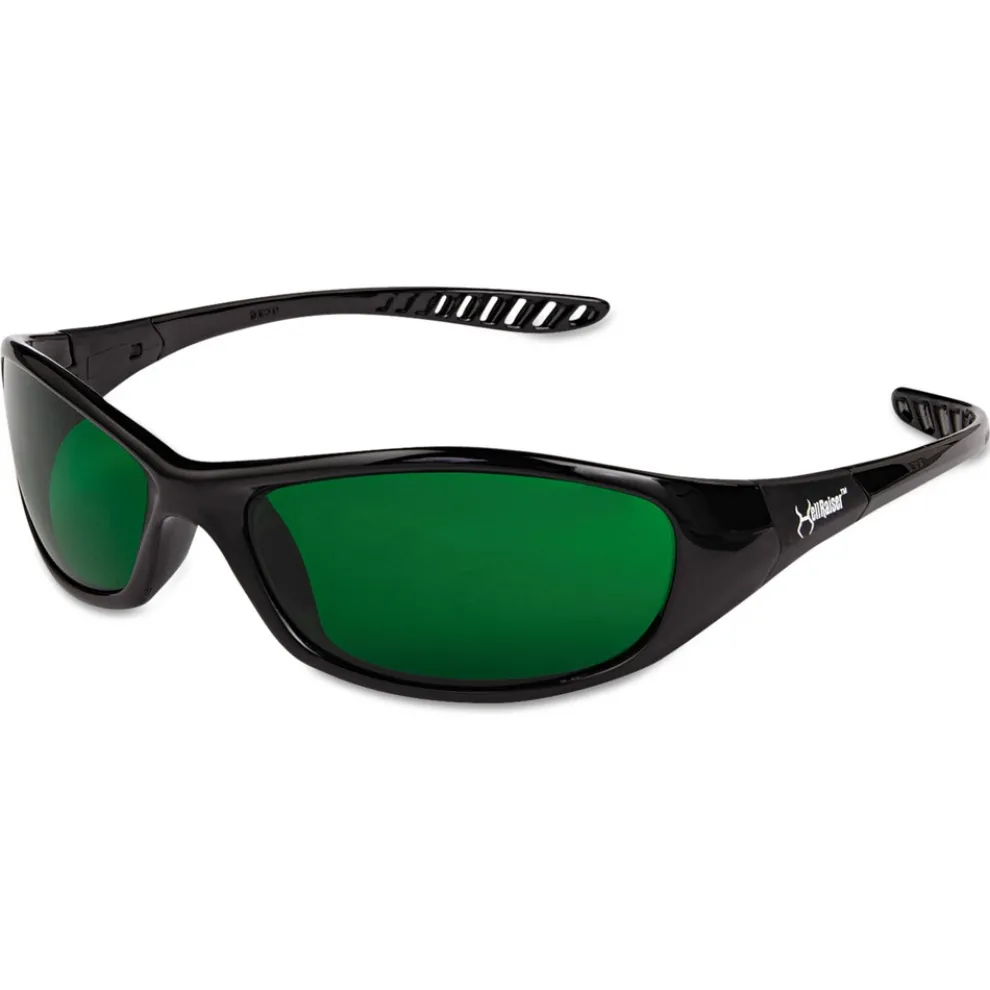 KleenGuard V40 HELLRAISER IR/UV 3.0 Lens Safety Eyewear - Black Frame