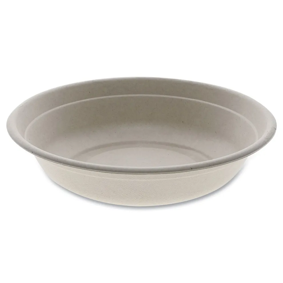 Pactiv Corp. 32 oz EarthChoice Fiber-Blend Bagasse Dinnerware Bowl - Natural (400/Carton)
