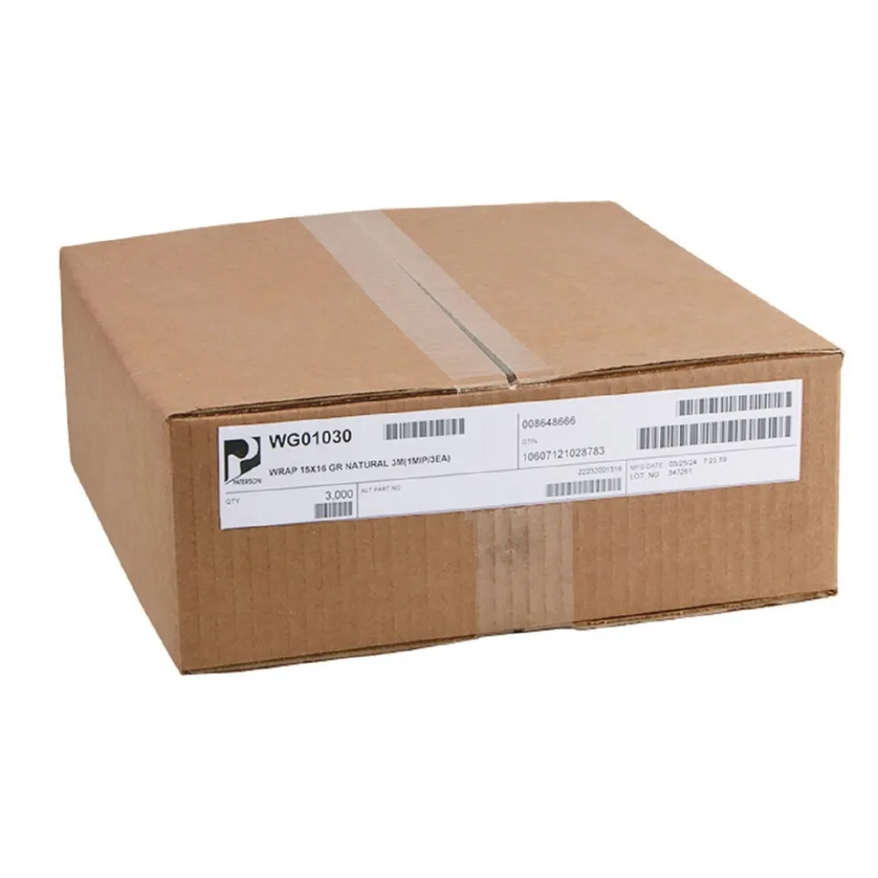 Paterson WG01030 15 in. x 16 in. Grease-Resistant Food Wrap - Natural (3000/Carton)