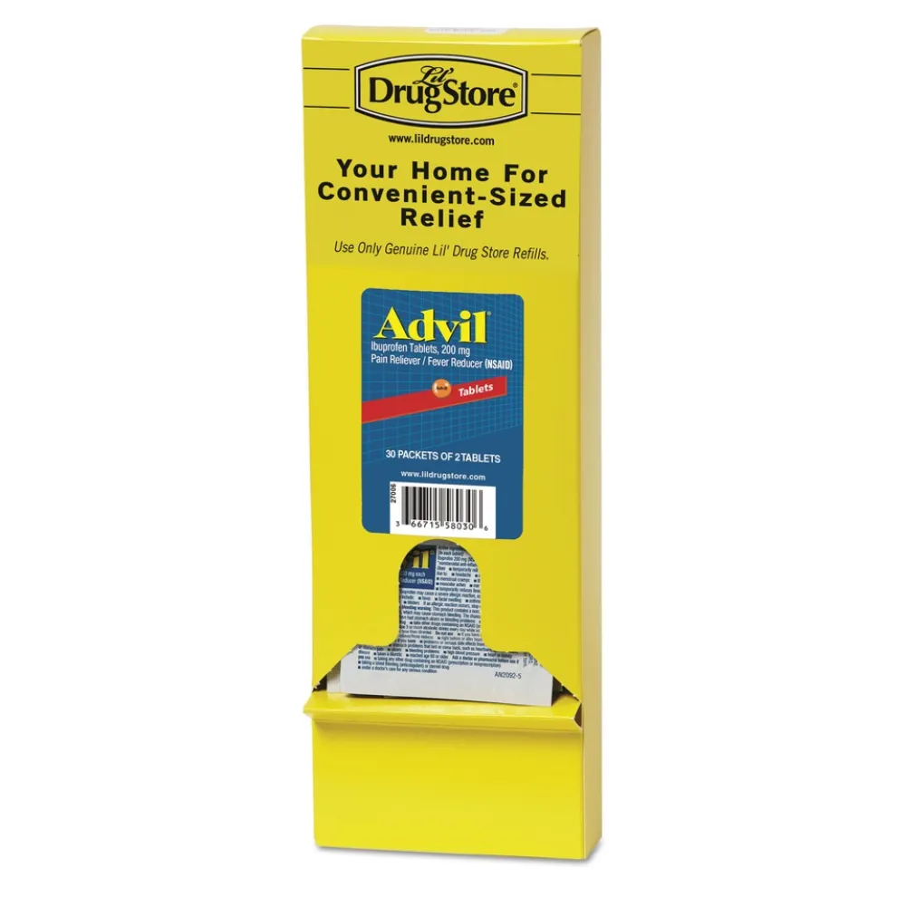 Advil 200 milligrams Refill Pack Ibuprofen Tablets (30/Box)