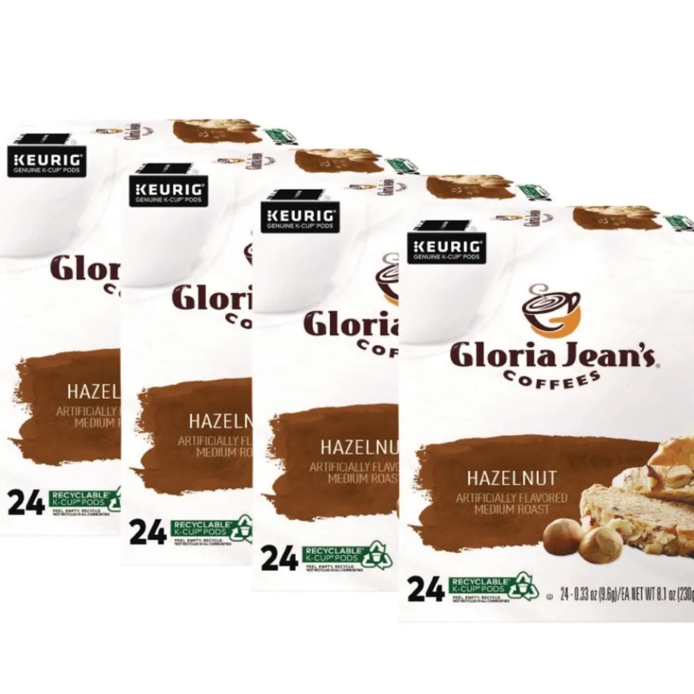 Gloria Jean's Coffee K-Cups - Hazelnut (96/Carton)