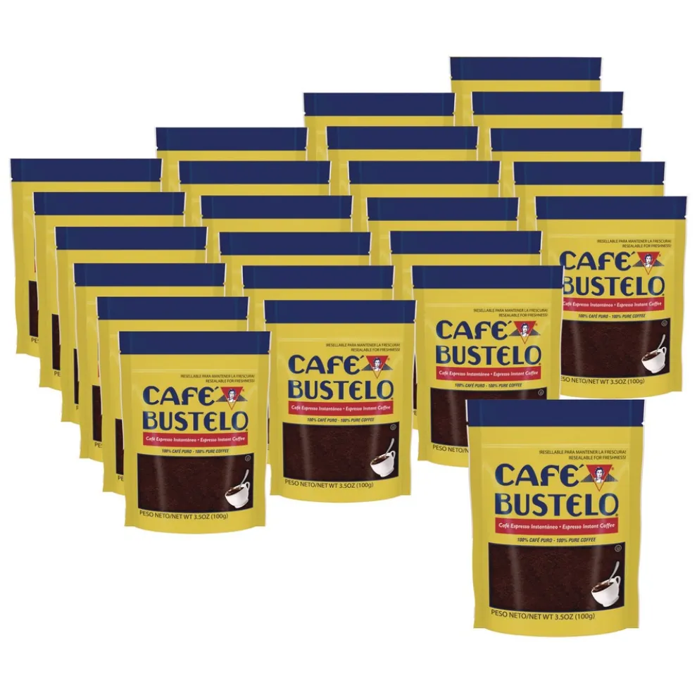 Folgers 3.5 oz Packet Espresso Cafe Bustelo Instant Coffee (24/Carton)