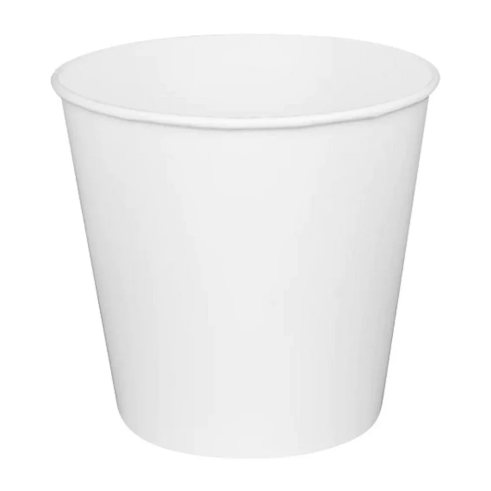 Karat 8.9 in. x 8.36 in. 170 oz. Paper Food Bucket - White (150/Carton)