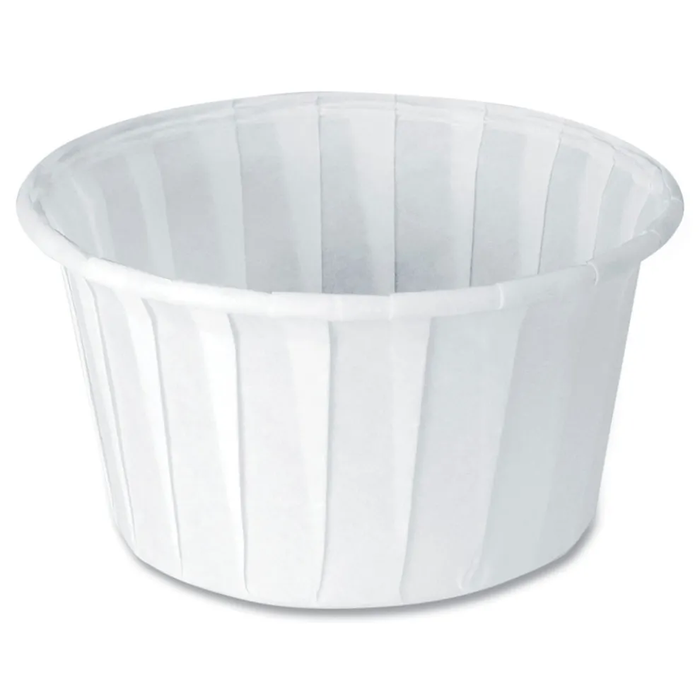 SOLO 4 oz. Paper Portion Cups - White (5000/Carton)