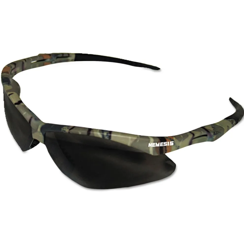 Ansell Nemesis Anti-Fog Safety Glasses - Camo Frame/Smoke Lens