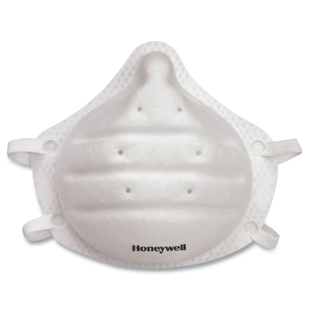 Honeywell ONE-Fit N95 Single-Use Molded-Cup Particulate Respirator - White (10/Pack)
