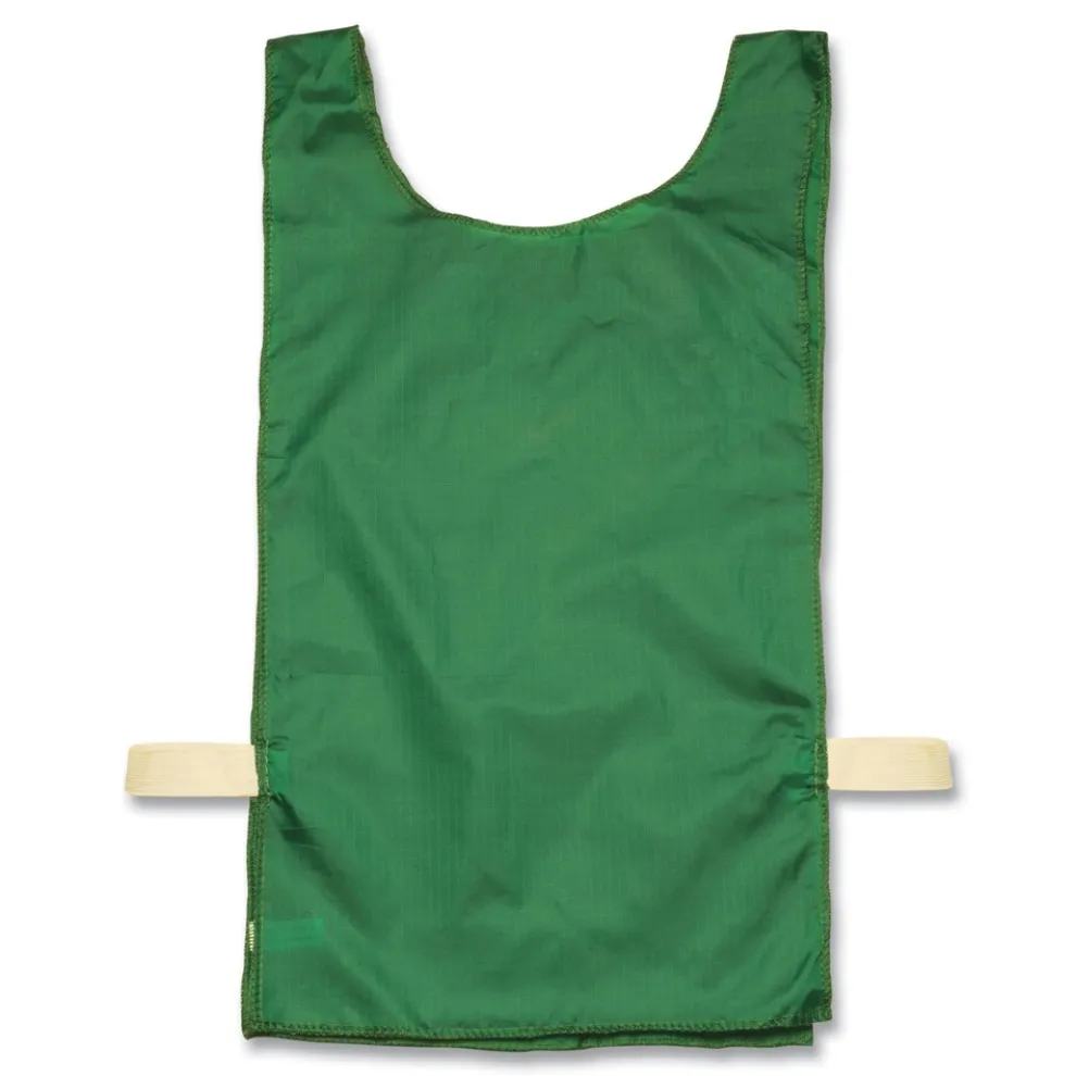 Champion Sports Heavyweight Nylon Pinnies - One Size, Green (1 Dozen)