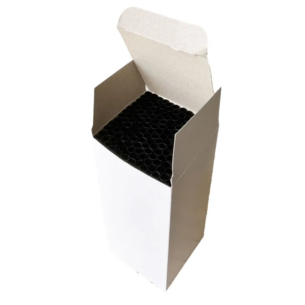 Boardwalk BWKJSTUW775BK 7.75 in. Polypropylene Jumbo Straws - Black (12500/Carton)