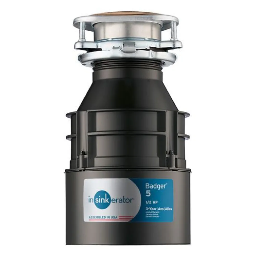 InSinkerator Badger 5 Garbage Disposal, 1/2 HP