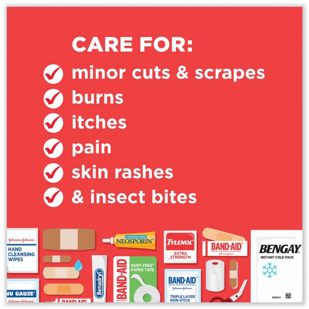 Johnson & Johnson Red Cross 160-Piece All-Purpose First Aid Kit