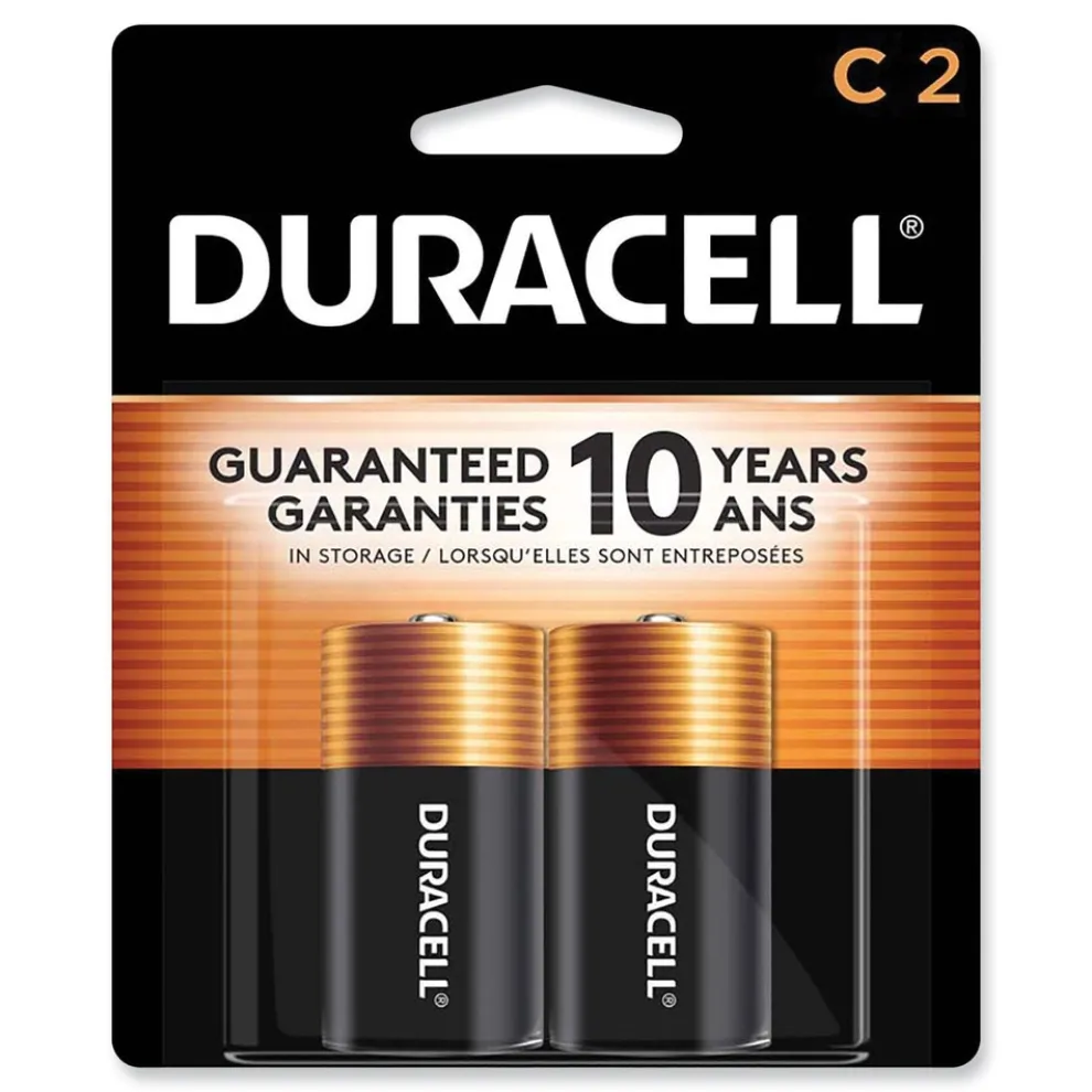 Duracell CopperTop Alkaline C Batteries (2/Pack)