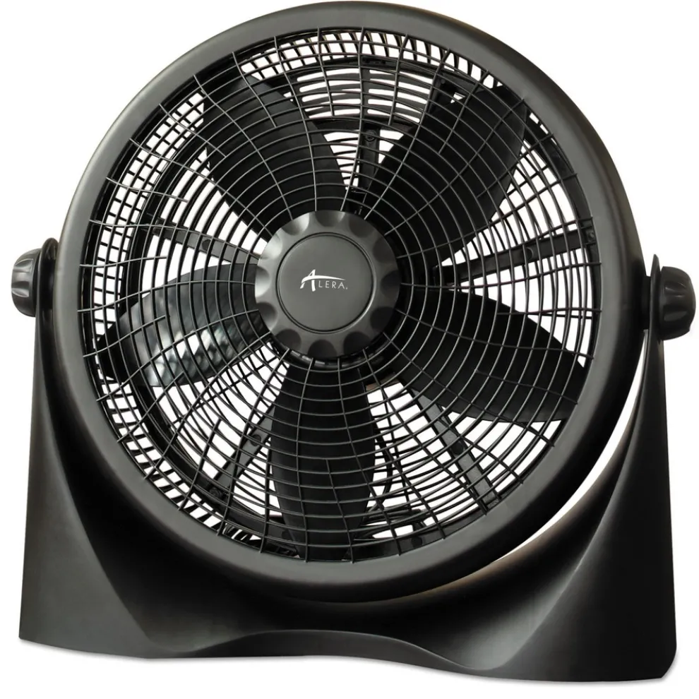 Alera 16 in. 3-Speed Super-Circulation Plastic Tilt Fan - Black