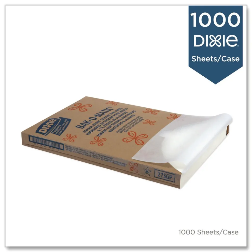 Dixie 24.38 in. x 16.38 in. Greaseproof Liftoff Pan Liner (1000/Carton)