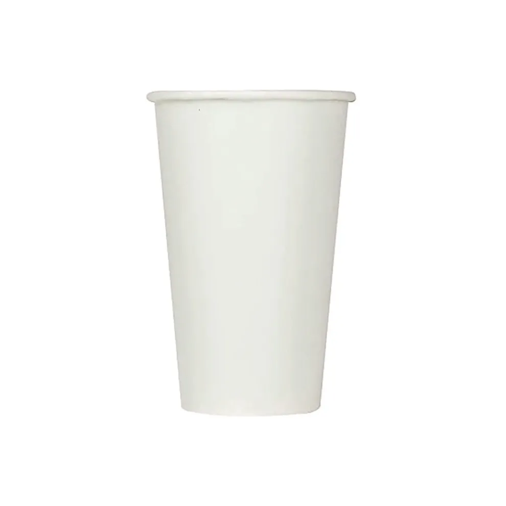 Karat 16 oz. Double Poly Paper Cold Cups - White (1000/Carton)