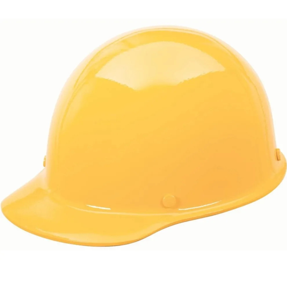 MSA Skullgard Protective Cap with Fas-Trac III Suspension - (Standard, Yellow)