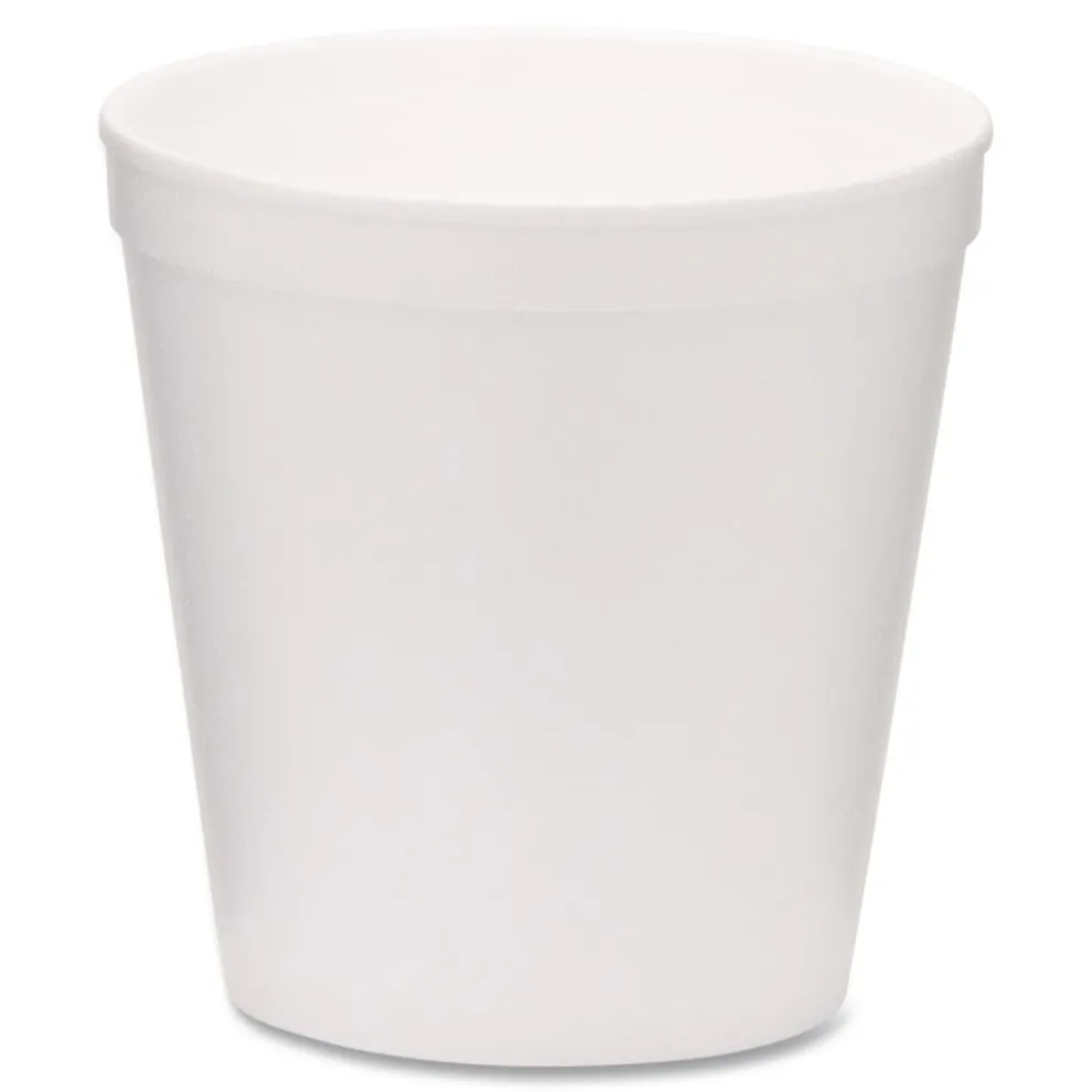 WinCup 16 oz Tall Style Foam Bowls - White (500/Carton)