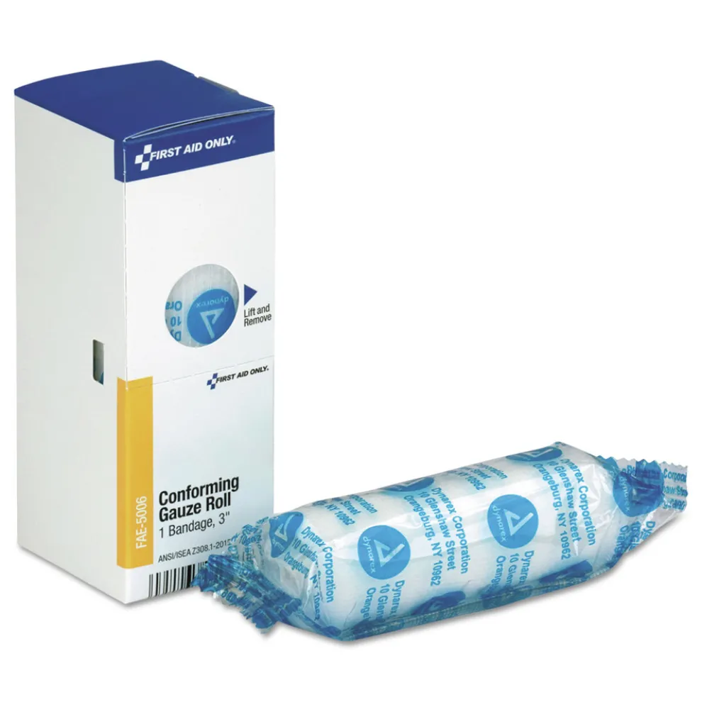 First Aid Only 3 in. Wide Conforming Gauze Bandages
