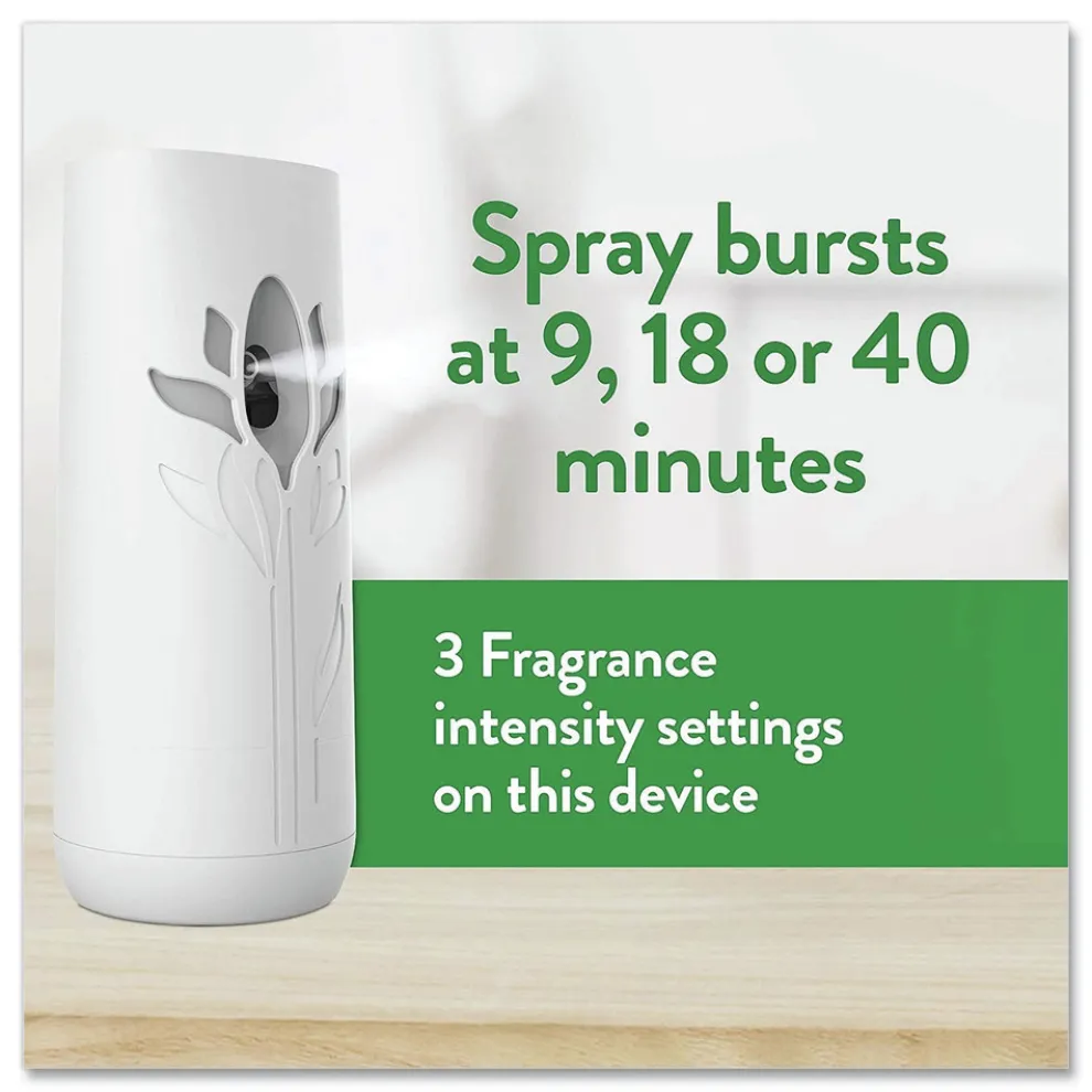 Air Wick 5.89 oz Freshmatic Ultra Automatic Starter Kit - White Flowers and Melon Summer Delights (4/Carton)