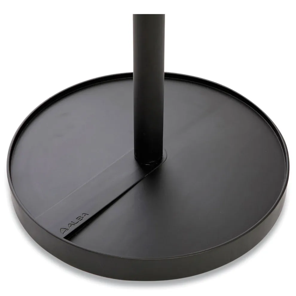 Alba 13.75w x 13.75d x 66.25h Brio Coat Stand - Black