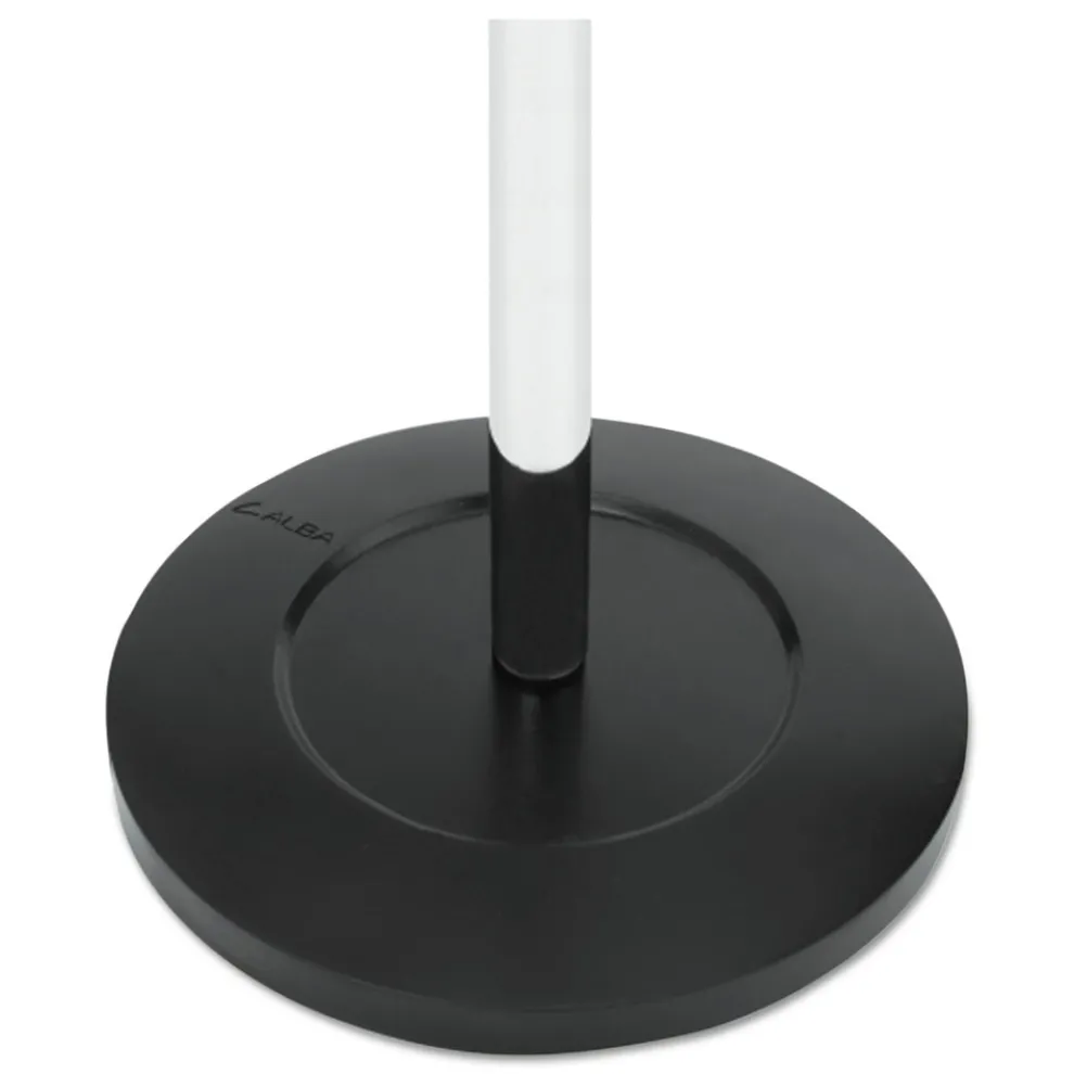 Alba 16w x 16d x 70.5h Chromy 12-Knob Coat Stand - Chrome/Black