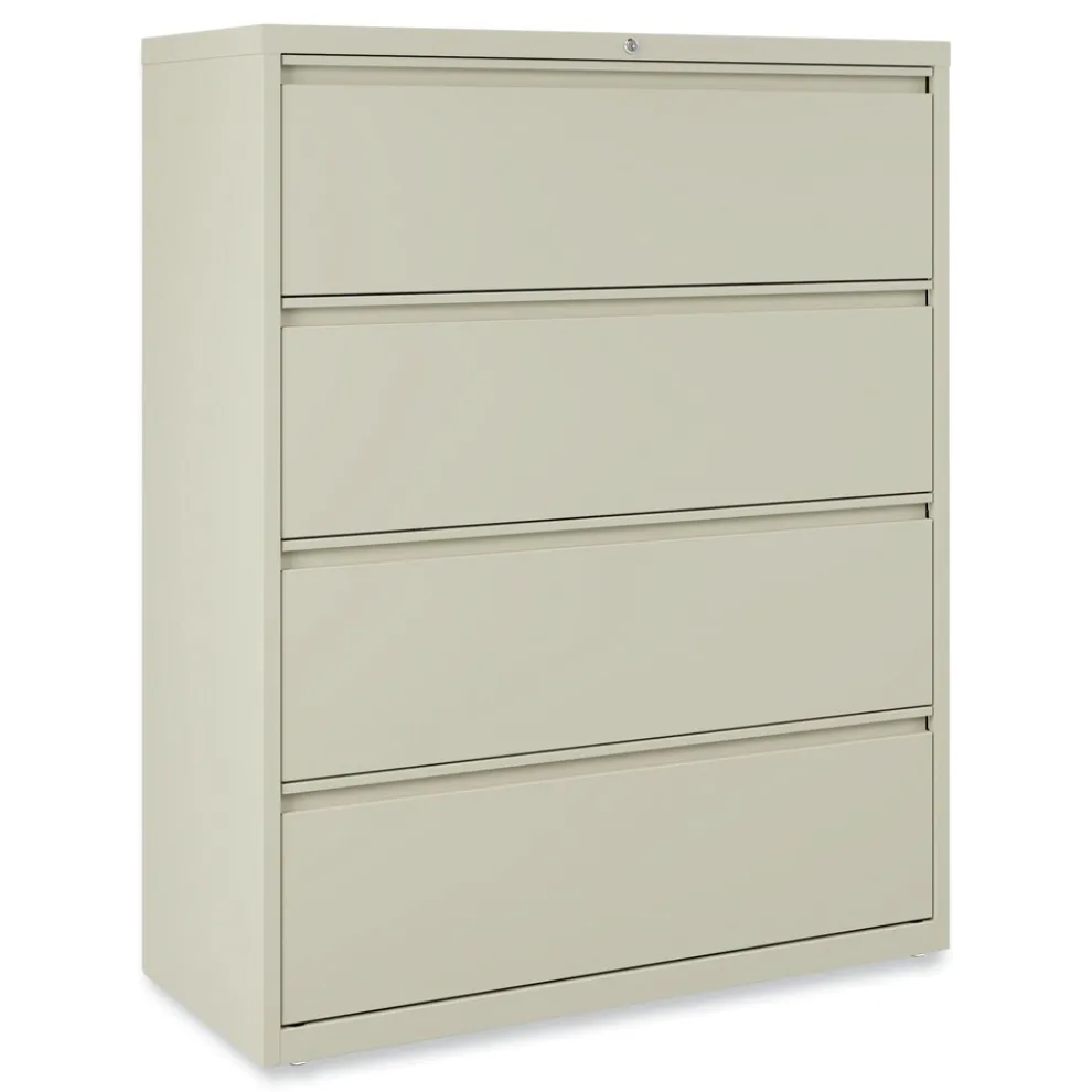 Alera 42 in. x 18.63 in. x 52.5 in. 4 Legal/Letter Size Lateral File Drawers - Putty