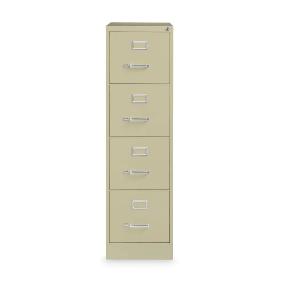 Alera 15 in. x 22 in. x 52 in. Letter-Size Four-Drawer Economy Vertical File - Putty