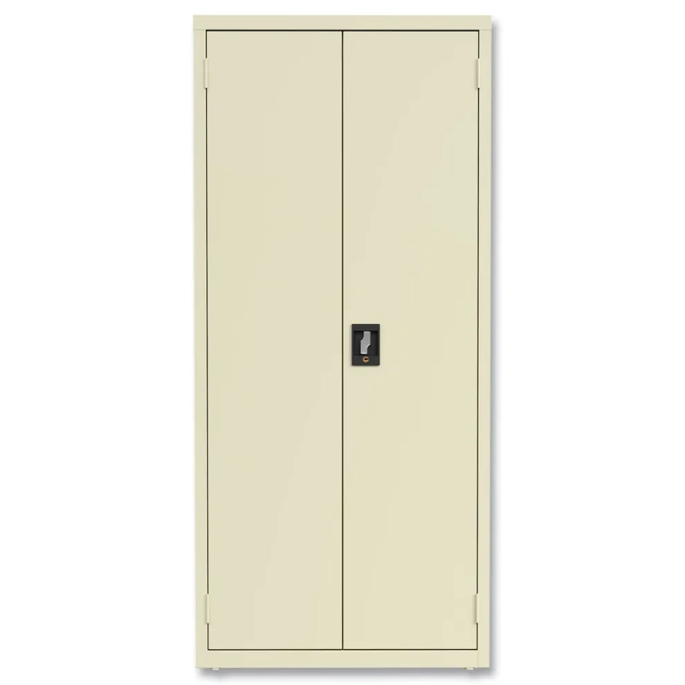 Alera 30 in. x 15 in .x 66 in. 4 Shelves Economy Assembled Storage Cabinets - Putty