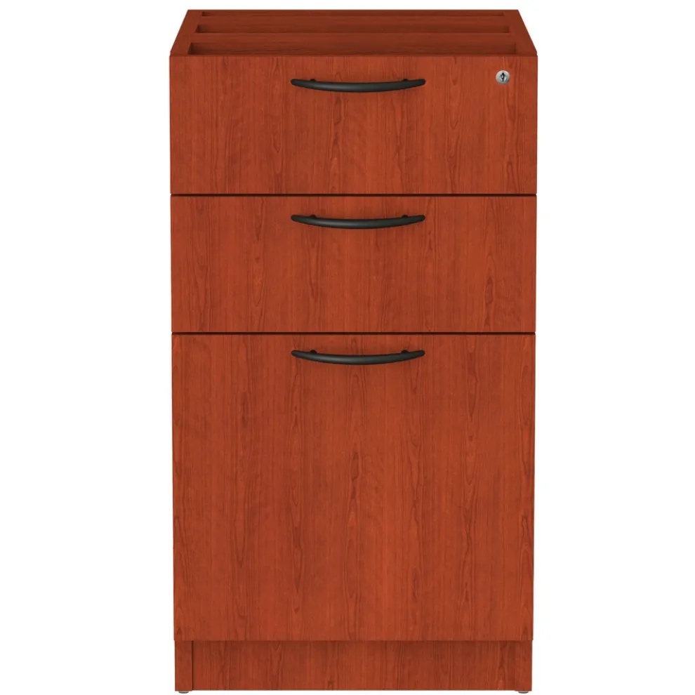 Alera Valencia Series 15.63 in. x 20.5 in. x 28.5 in. Box/File Full Pedestal - Mahogany