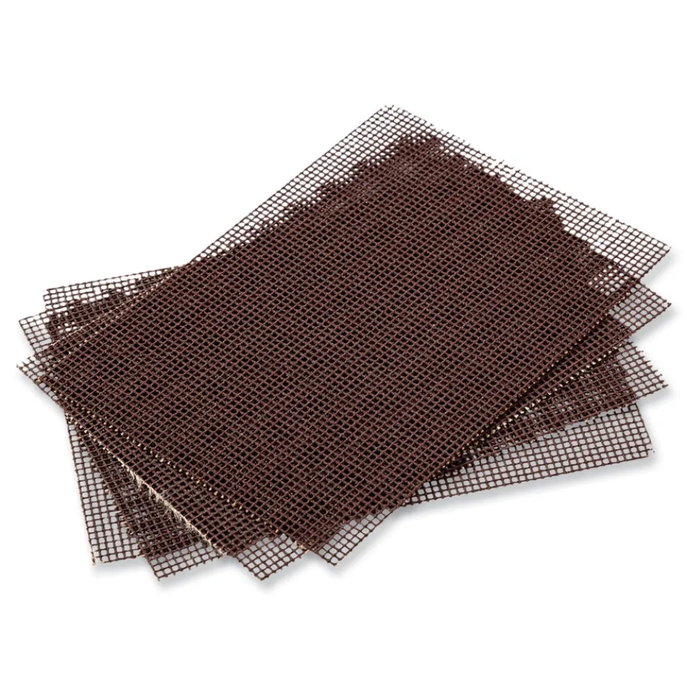 AmerCareRoyal 4 in. x 5.5 in. Aluminum Oxide Griddle Screen - Brown (200/Carton)