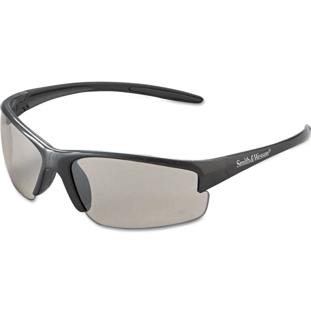 Ansell Equalizer Safety Eyewear - Gunmetal Frame, Indoor/Outdoor Lens