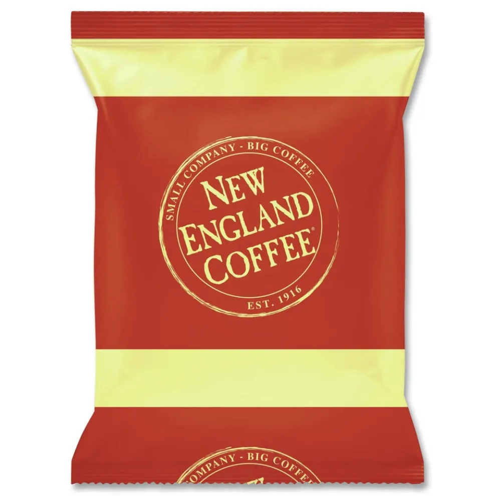New England Coffee 026480 2.5 oz. Coffee Portion Packs - Eye Opener Blend (24/Carton)