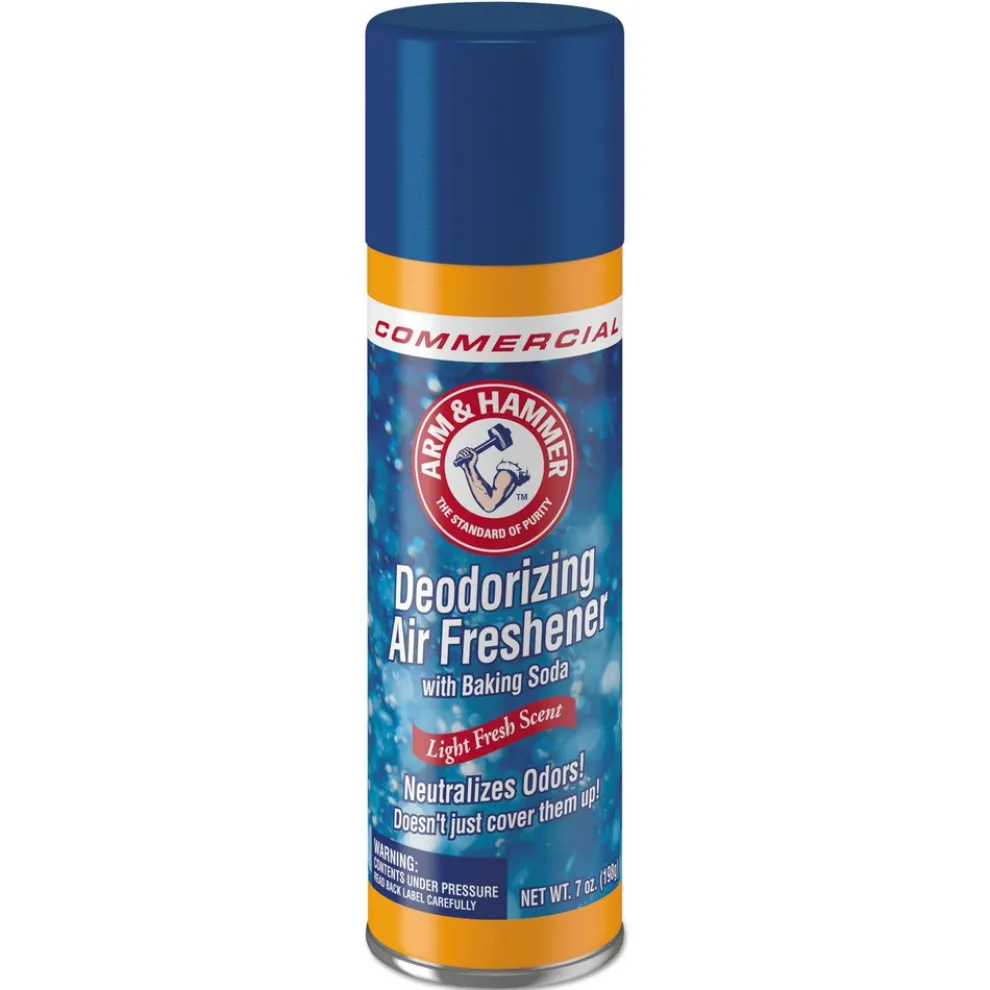 Arm & Hammer 7 oz. Aerosol Spray Baking Soda Air Freshener - Light Fresh Scent (12/Carton)