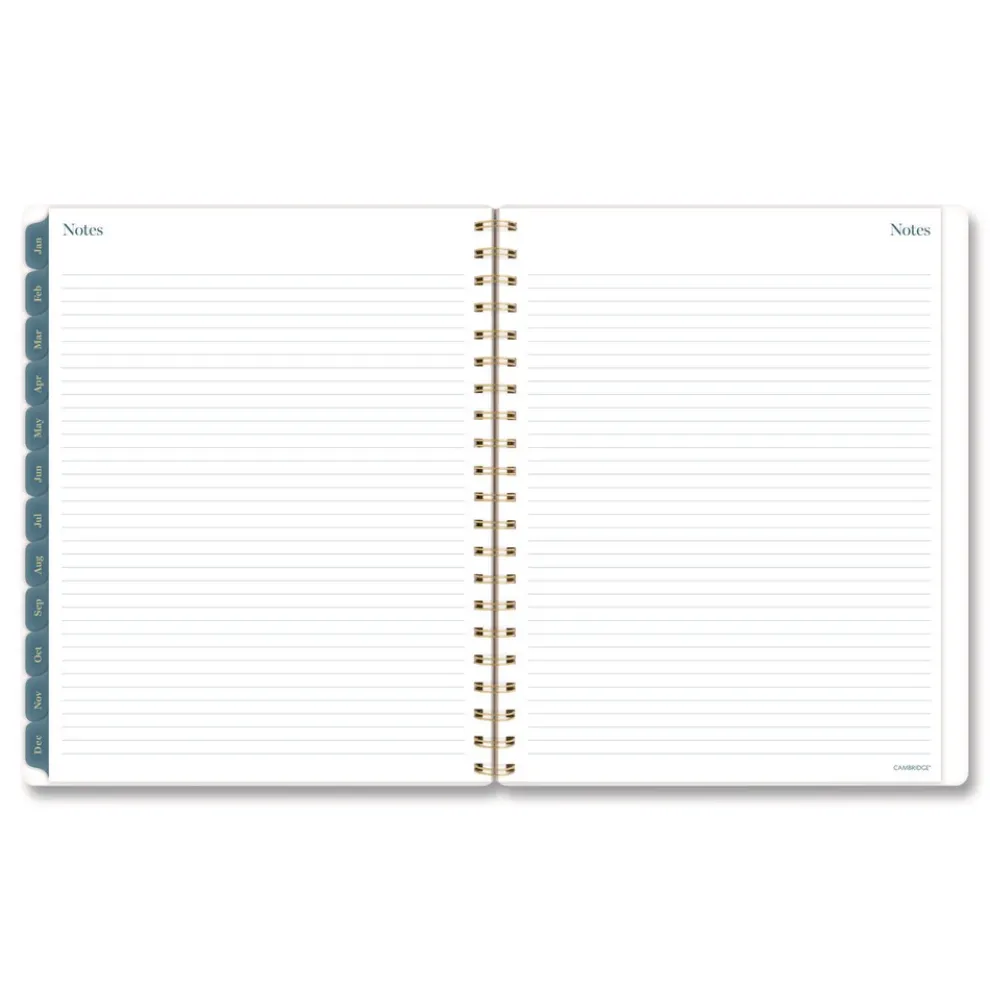 AT-A-GLANCE 11 in. x 8.5 in. 12-Month (Jan-Dec 2026) Midnight Garden Weekly/Monthly Planner - Black/Pink/Green Cover