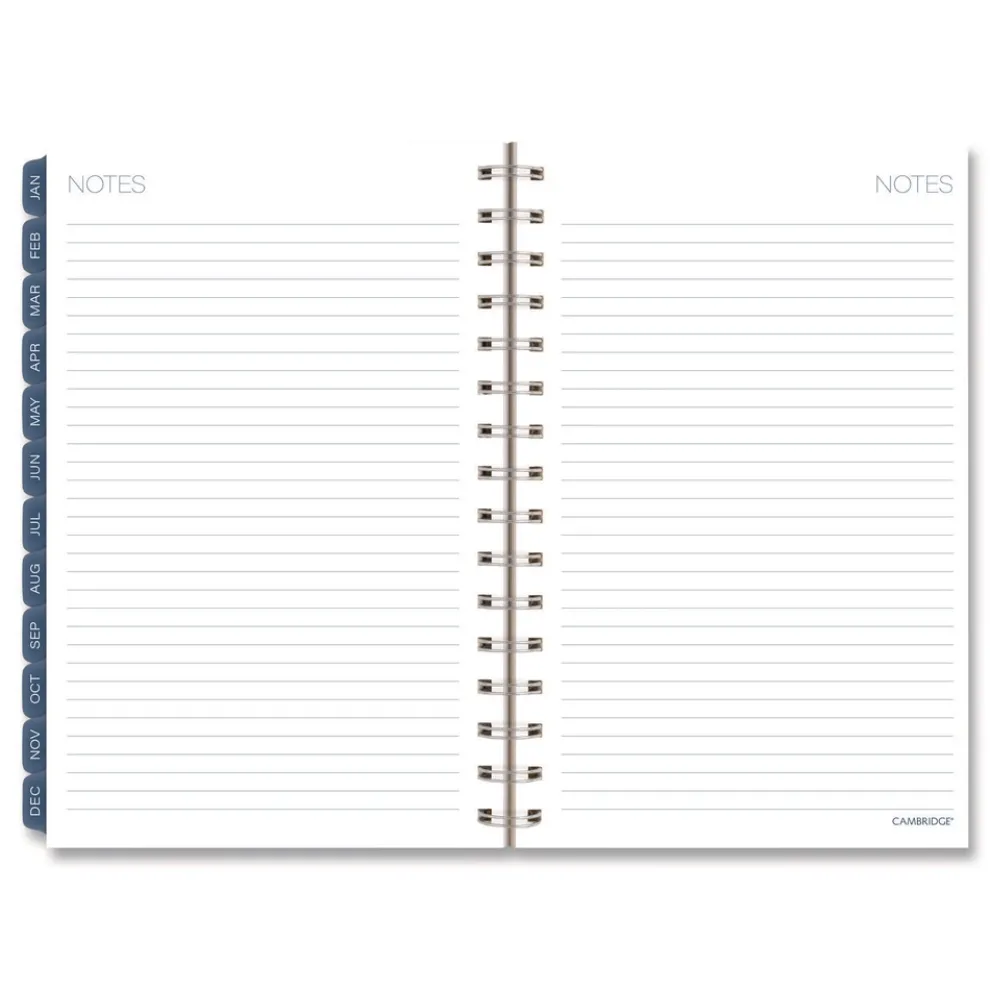 AT-A-GLANCE 8.5 in. x 5.5 in. 12-Month (Jan-Dec 2026) Abyss Weekly/Monthly Planner - Blue Cover