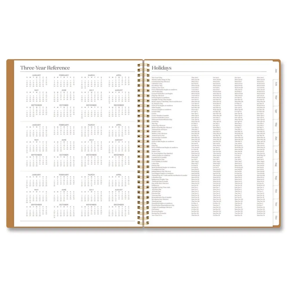 AT-A-GLANCE 11 in. x 8.5 in. 12-Month (Jan-Dec): 2026 WorkStyle Weekly/Monthly Planner - Baked Clay Cover