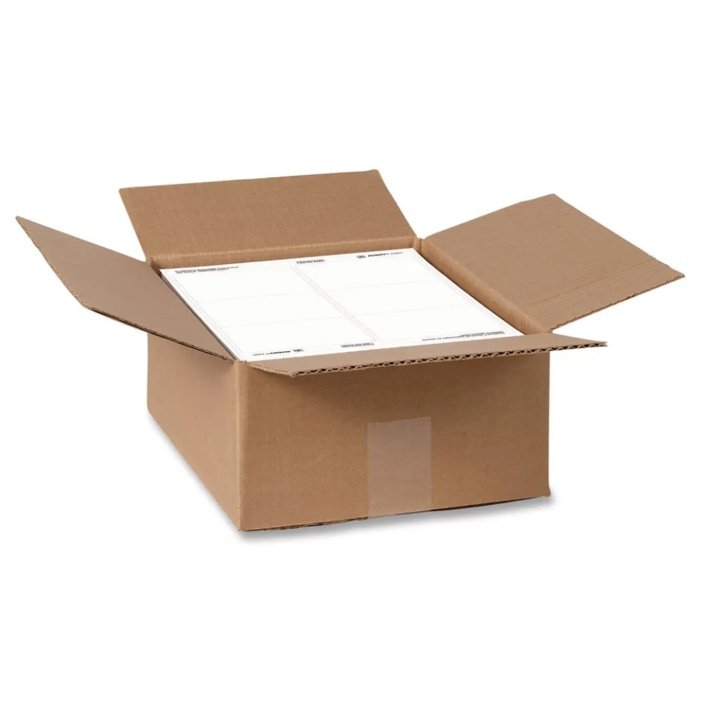 Avery White Shipping Labels-Bulk Packs, Inkjet/Laser Printers, 8.5 x 11, White, 500/Carton