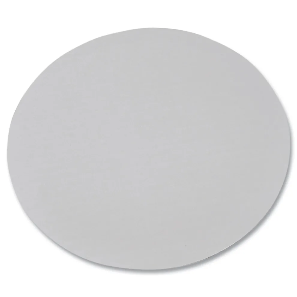 SCT 10 in. Diameter Bright White Paper Cake Circles - White (100/Carton)