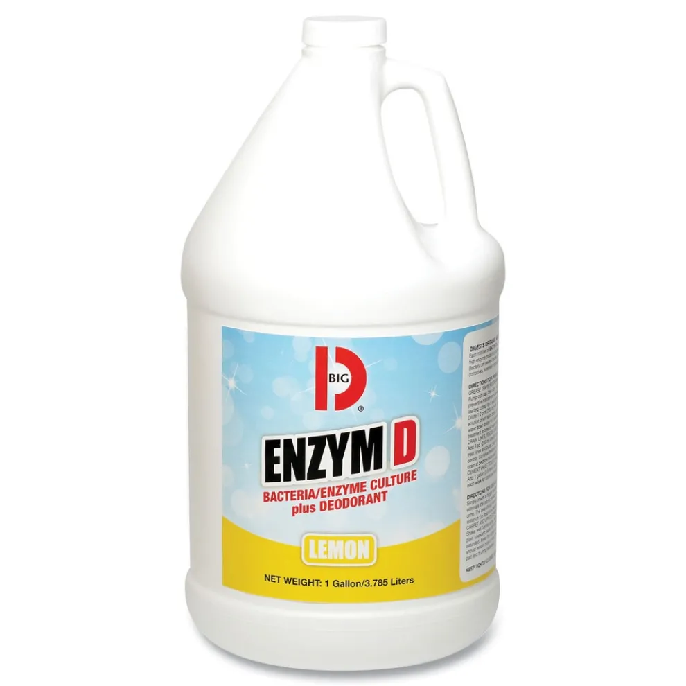 Big D Industries 150000 Enzym D 1-Gal. Digester Liquid Deodorant - Lemon (4/Carton)