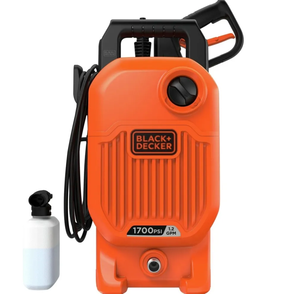 Black & Decker 1700 Max PSI 1.2 GPM Electric Corded Cold Water Pressure Washer